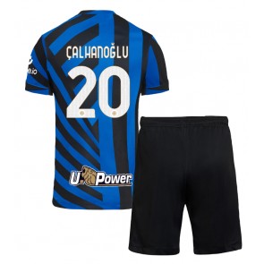 Inter Milan Hakan Calhanoglu #20 Hemmakläder Barn 2024-25 Kortärmad (+ Korta byxor)